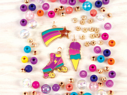 MAKE IT REAL Käsitöökomplekt Pärlitega käevõrud ja sõrmus - Vikerkaar