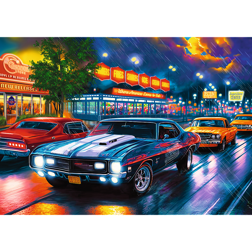 TREFL Premium Plus Pusle Õhtune sõit, 1000 osa