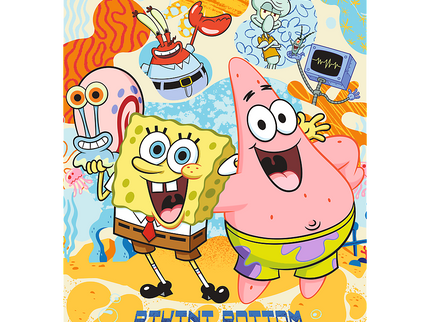 TREFL SPONGEBOB Premium Plus pusle Käsna-Kalle Kantpüks, 1000 osa