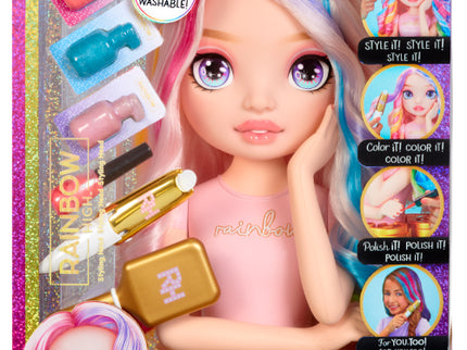 RAINBOW HIGH mängukomplekt Nukupea aksessuaaridega, 33cm