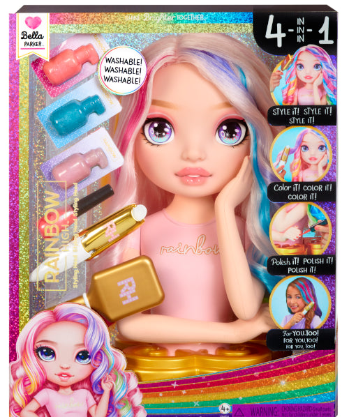 RAINBOW HIGH mängukomplekt Nukupea aksessuaaridega, 33cm