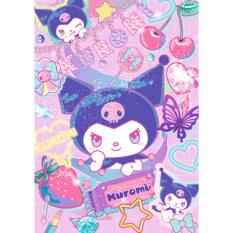 TREFL HELLO KITTY Premium Plus pusle Kuromi, 1000 osa