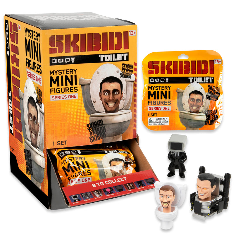 SKIBIDI TOILET Mini Figuur pimepakis 5 cm