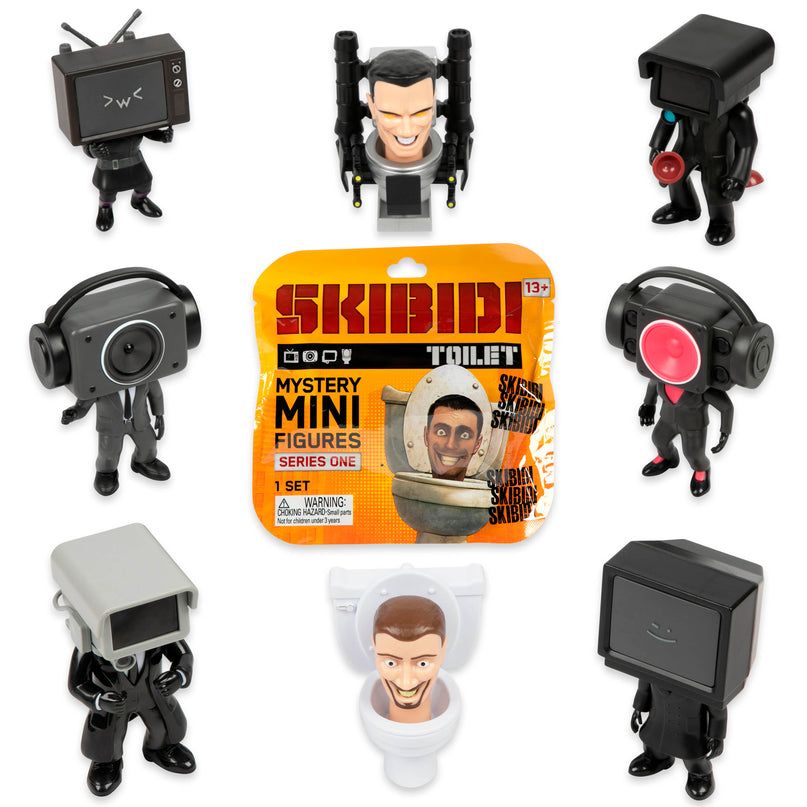 SKIBIDI TOILET Mini Figuur pimepakis 5 cm