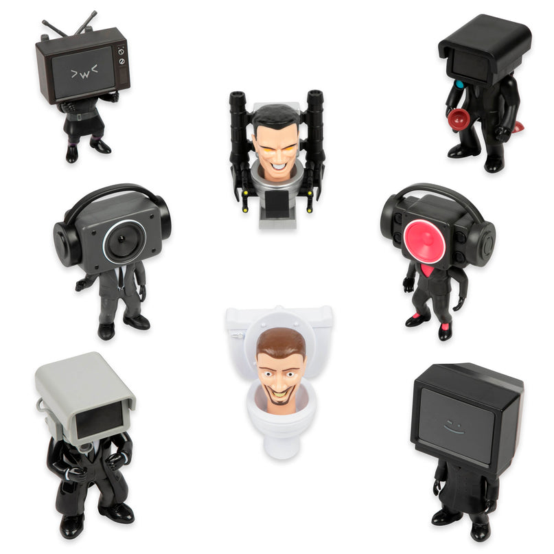SKIBIDI TOILET Mini Figuur pimepakis 5 cm