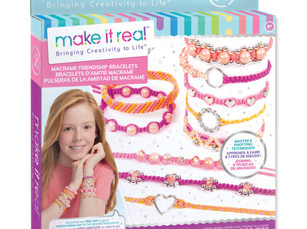 MAKE IT REAL DIY komplekt Sõpruse käevõrud Makramees