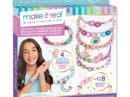 MAKE IT REAL Käevõrude DIY komplekt, kivikesed