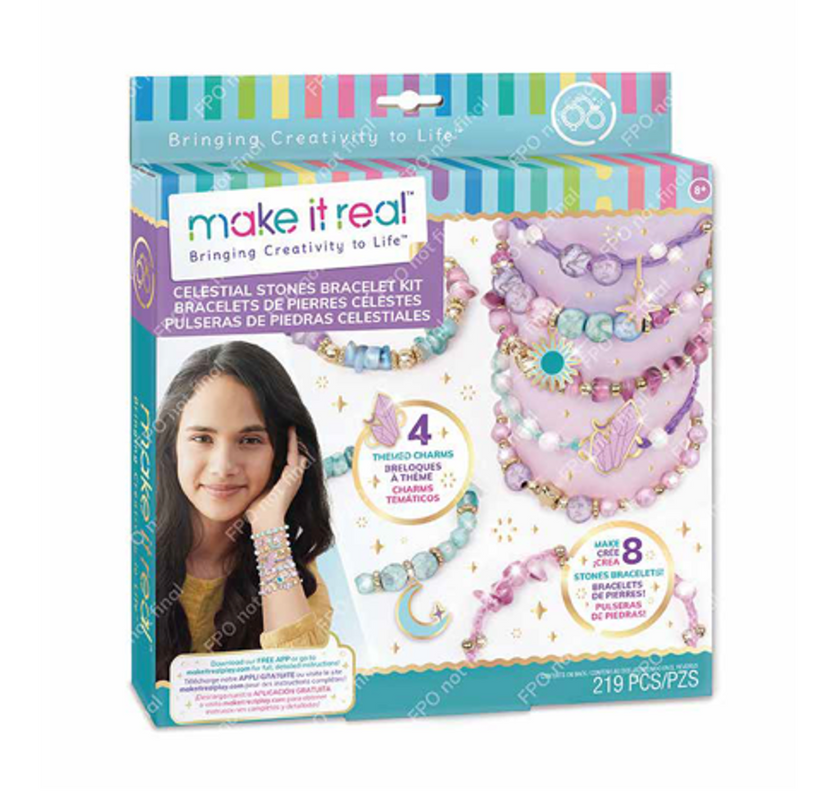 MAKE IT REAL Käevõrude DIY komplekt, kivikesed