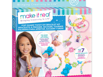 MAKE IT REAL Käevõrude valmistamise komplekt Pop! Raputage! Keerake!