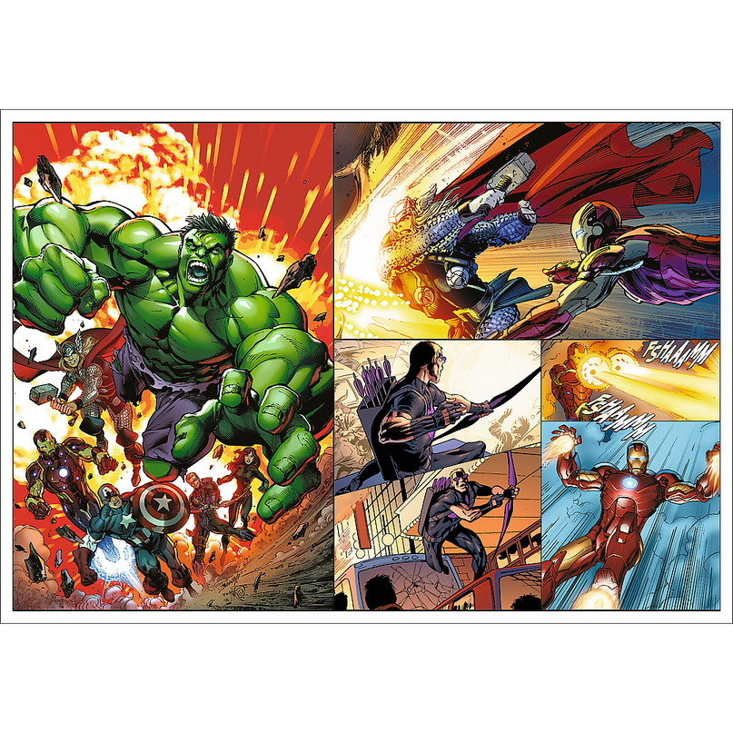 TREFL AVENGERS Puslede komplekt, 4x250 osa