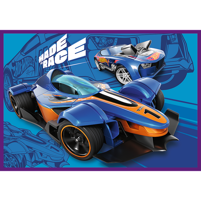 TREFL HOT WHEELS Puslede komplekt, 4x250 osa