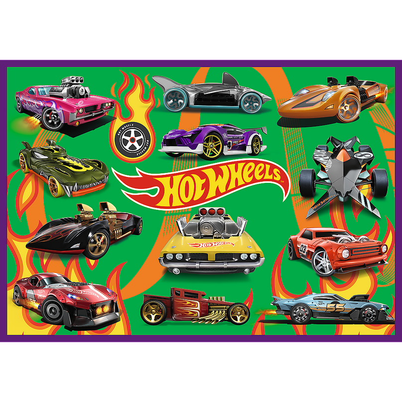 TREFL HOT WHEELS Puslede komplekt, 4x250 osa