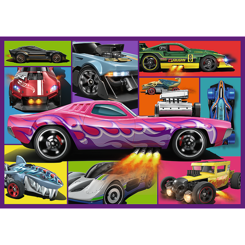 TREFL HOT WHEELS Puslede komplekt, 4x250 osa