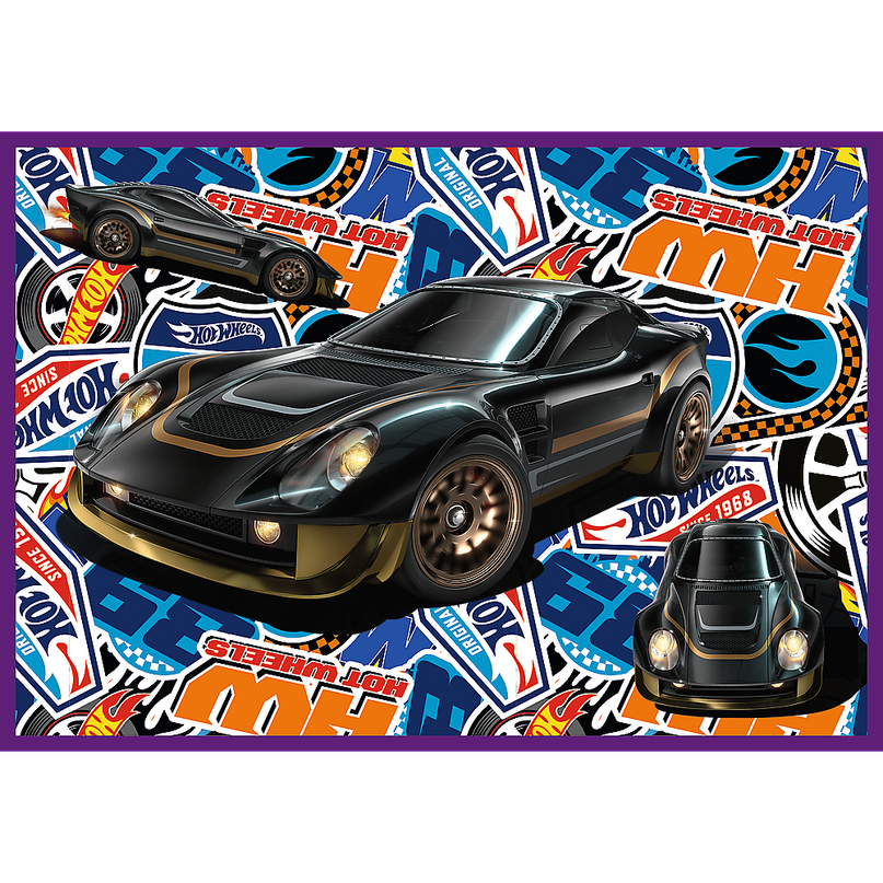 TREFL HOT WHEELS Puslede komplekt, 4x250 osa
