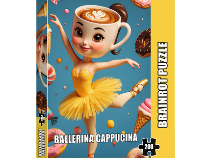TREFL BRAINROT pusle Ballerina Cappucina, 200 osa