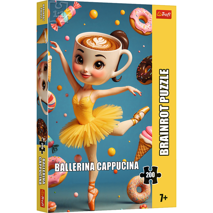 TREFL BRAINROT pusle Ballerina Cappucina, 200 osa
