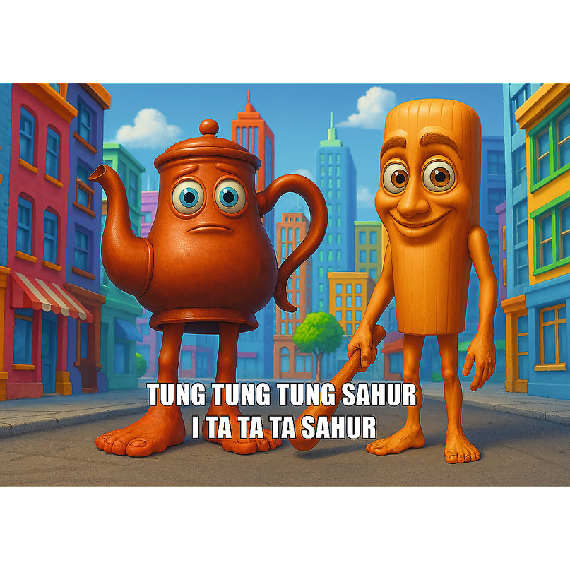 TREFL BRAINROT pusle Tung Tung Sahur, 200 osa