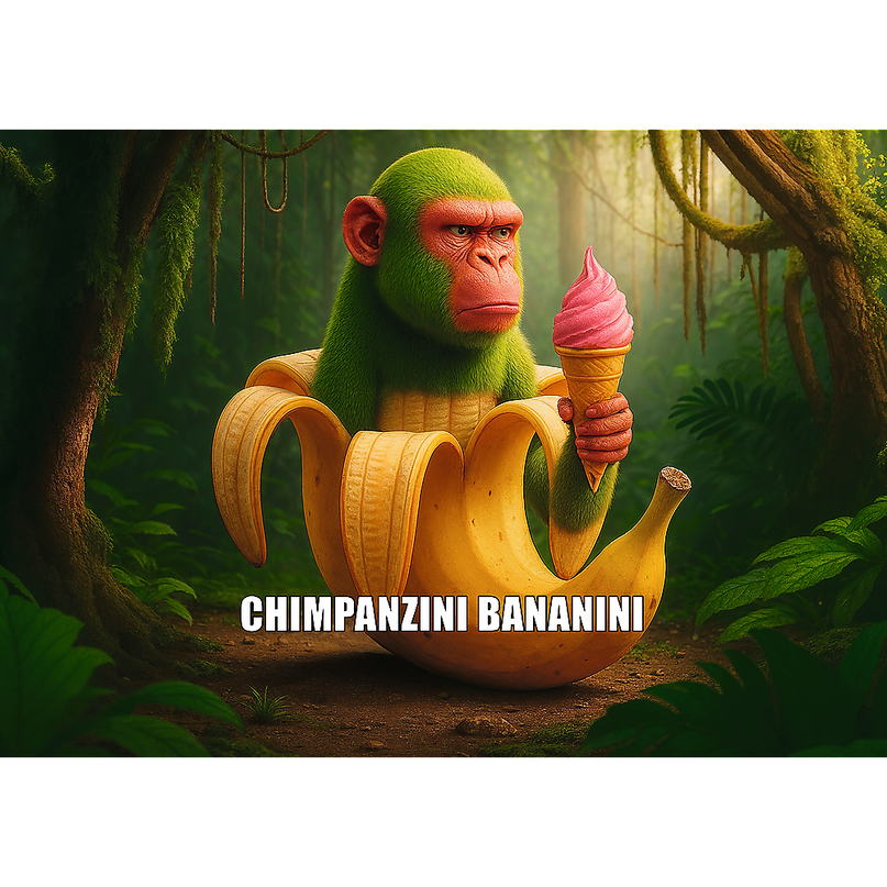 TREFL BRAINROT pusle Chimpanzini Bananini, 200 osa