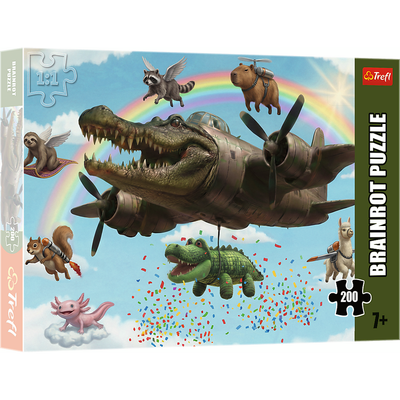 TREFL BRAINROT pusle Bombardino Crocodilo, 200 osa