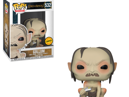 FUNKO POP! Vinüülfiguur: Sõrmuste Isand - Gollum (koos Chase'iga)