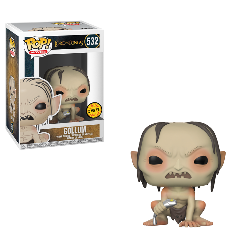 FUNKO POP! Vinüülfiguur: Sõrmuste Isand - Gollum (koos Chase'iga)