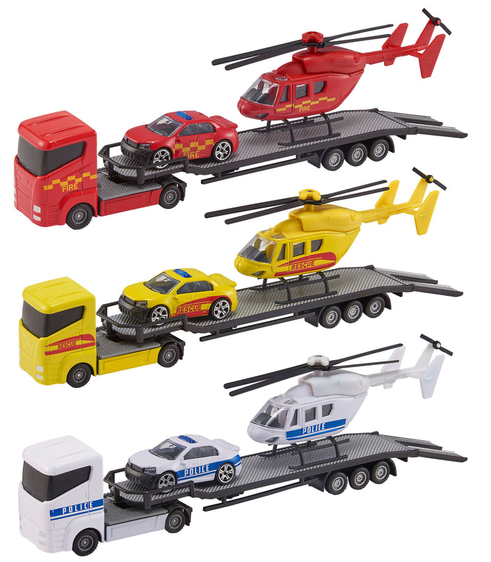 TEAMSTERZ Metallist helikopter ja meeskond, 26 cm