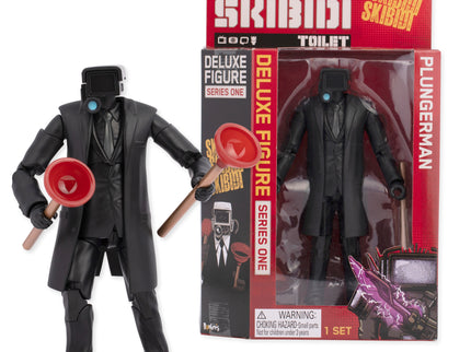 SKIBIDI TOILET Deluxe figuur, 15 cm