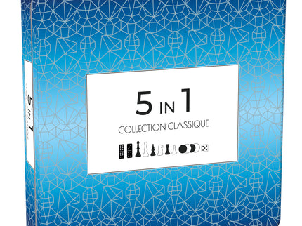 TACTIC Klassikaliste lauamängude komplekt "5 mängu ühes"