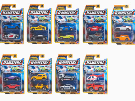 TEAMSTERZ Metallist sõidukite komplekt 2 autoga, 7,5cm