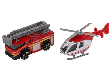 TEAMSTERZ Metallist sõidukite komplekt 2 autoga, 7,5cm