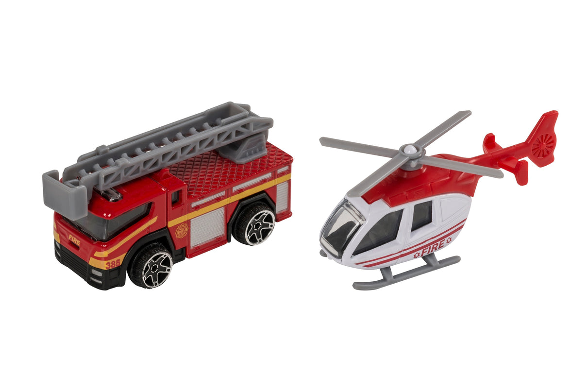 TEAMSTERZ Metallist sõidukite komplekt 2 autoga, 7,5cm