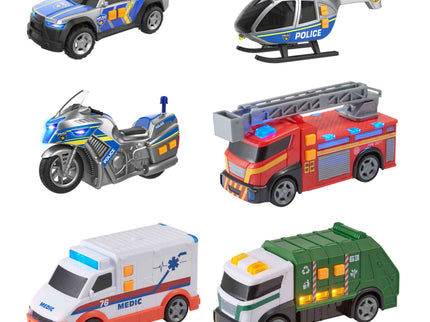 TEAMSTERZ Auto heli- ja valgusega, väike