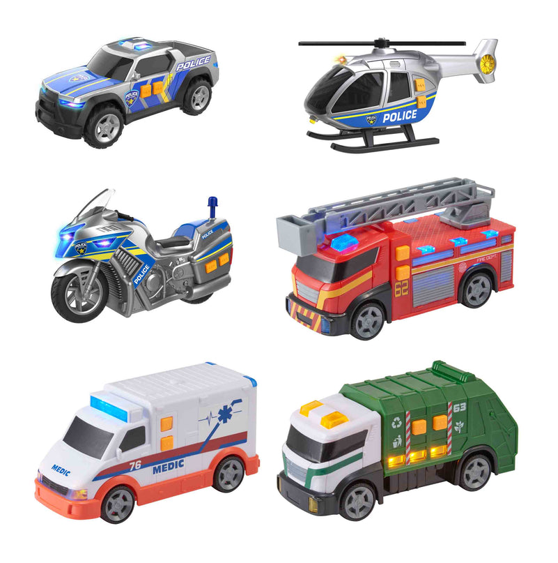 TEAMSTERZ Auto heli- ja valgusega, väike