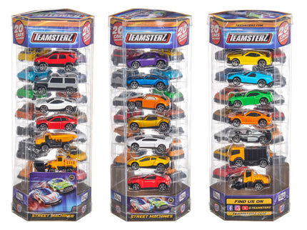 TEAMSTERZ metallist autode komplekt, 7cm, 20tk