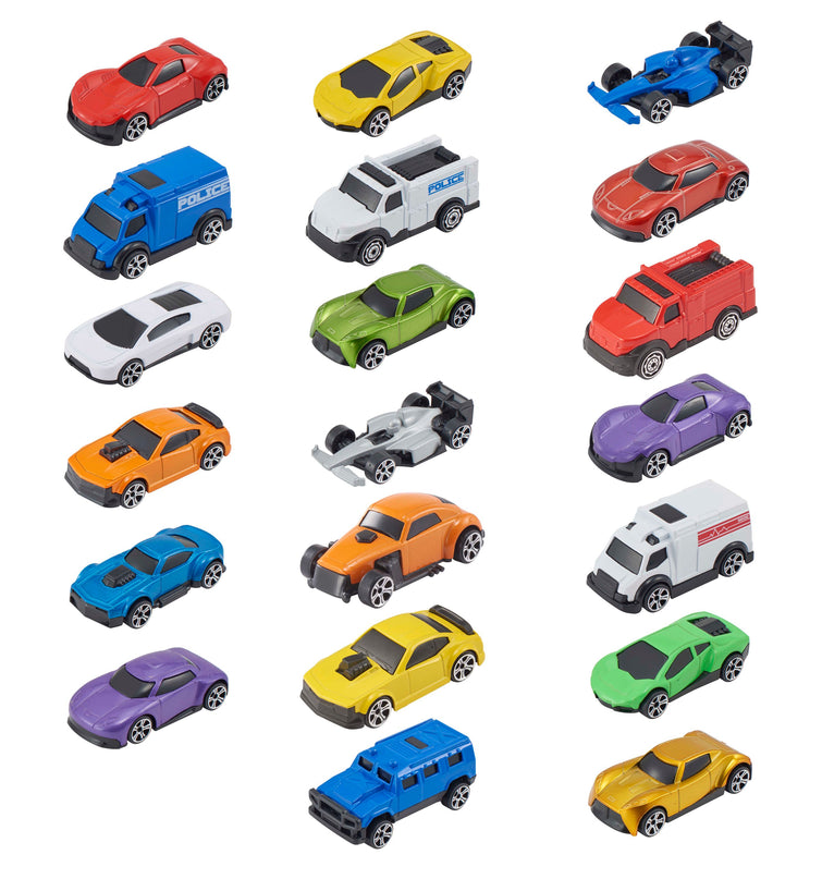 TEAMSTERZ metallist autode komplekt, 7cm, 20tk