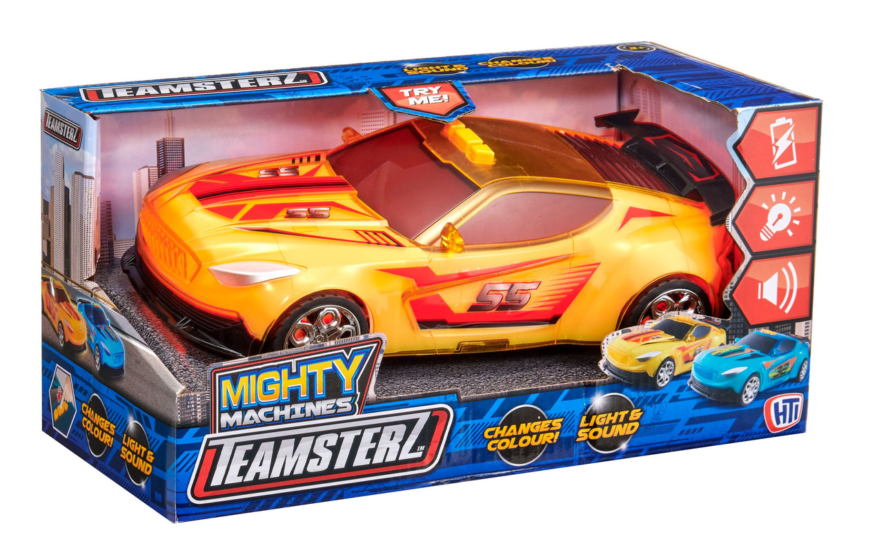 TEAMSTERZ Mighty Machine värvi muutev auto heli ja valgusega, 25 cm