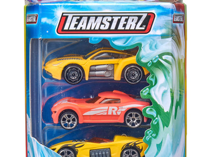 TEAMSTERZ Colour Change metallist mudelautode komplekt, 3tk, 7,5 cm