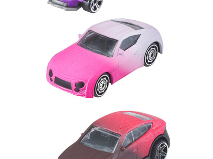 TEAMSTERZ Colour Change metallist mudelautode komplekt, 3tk, 7,5 cm