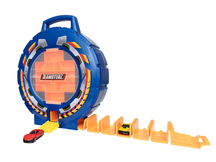 TEAMSTERZ mängukomplekt Rattakujuline autotransporter