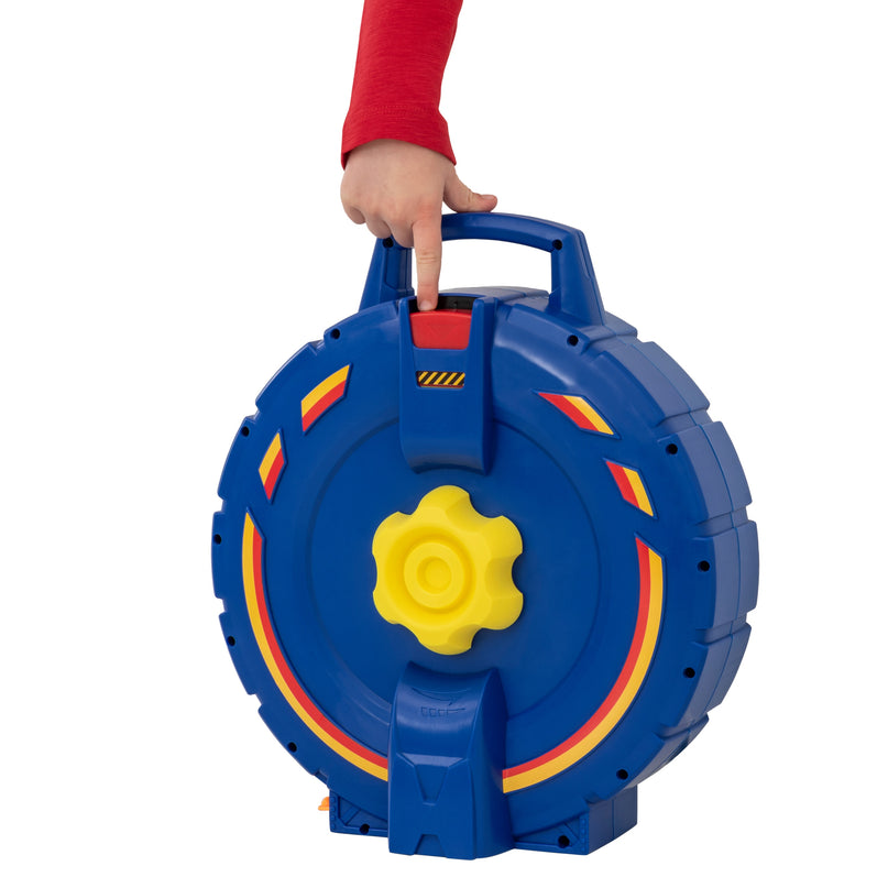 TEAMSTERZ mängukomplekt Rattakujuline autotransporter