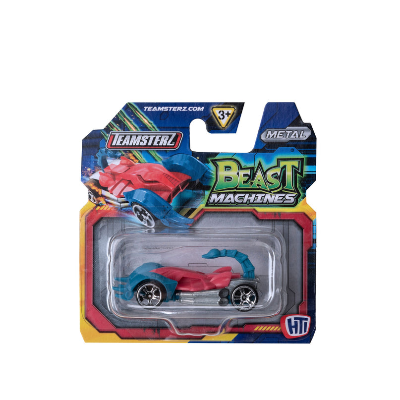 TEAMSTERZ Beast Machine metallist sõiduk, 7,5 cm