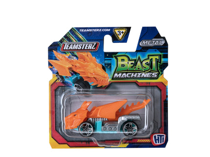 TEAMSTERZ Beast Machine metallist sõiduk, 7,5 cm