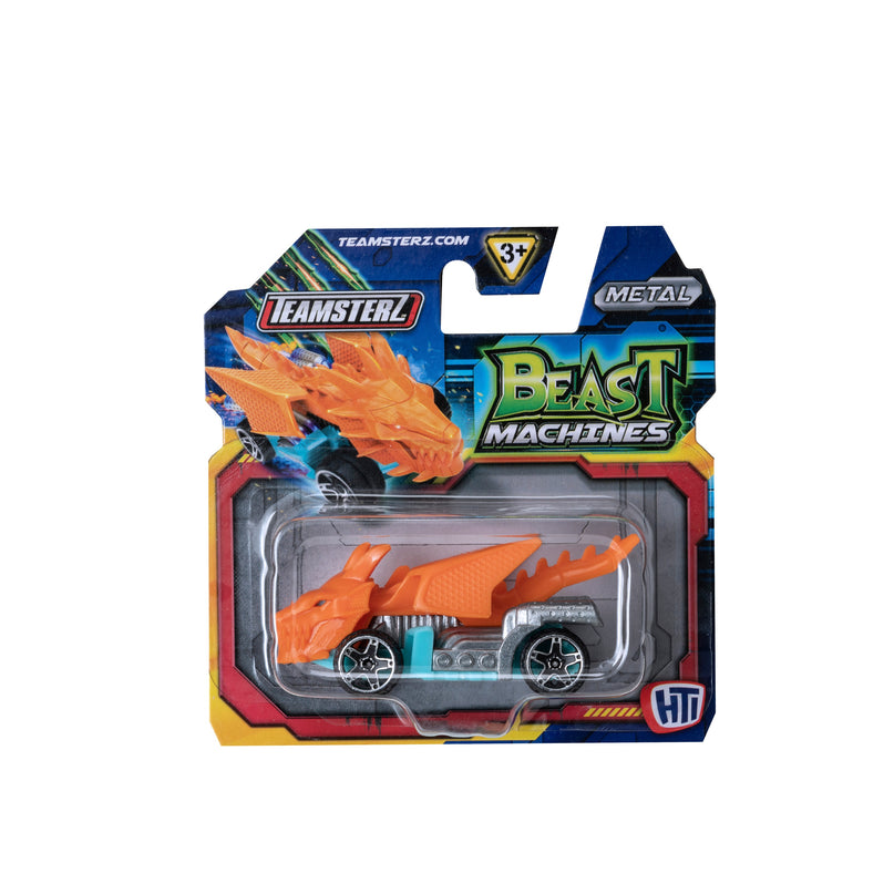 TEAMSTERZ Beast Machine metallist sõiduk, 7,5 cm