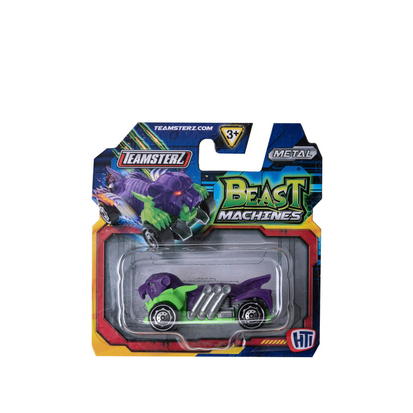 TEAMSTERZ Beast Machine metallist sõiduk, 7,5 cm
