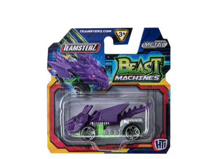 TEAMSTERZ Beast Machine metallist sõiduk, 7,5 cm