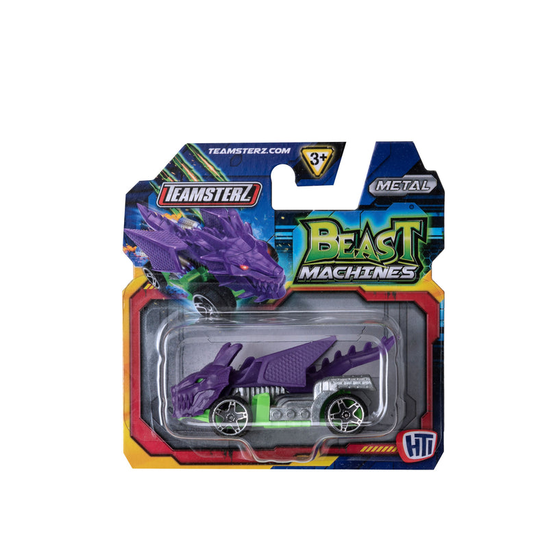 TEAMSTERZ Beast Machine metallist sõiduk, 7,5 cm