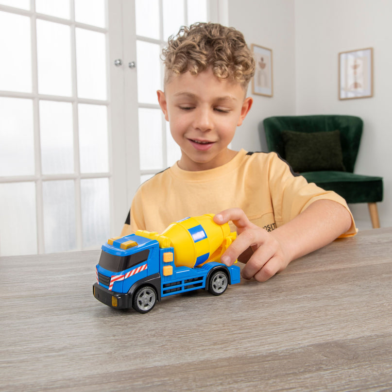 TEAMSTERZ Mighty Machines betooniauto valguse ja heliga, 12,5 cm