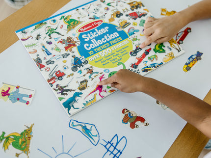 MELISSA & DOUG kleebisteraamat sinine