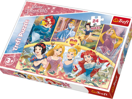 TREFL DISNEY PRINCESS Maxi Pusle Printsessid, 24 osa