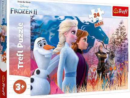 TREFL FROZEN Maxi Pusle Frozen 2, 24 osa